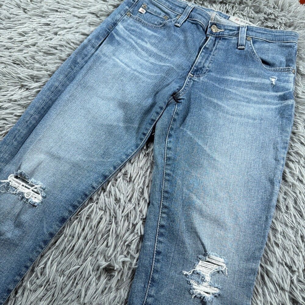 AG Adriano Goldschmied Jeans 30R (30x25) Blue The Prima Cop Cigarette Womens